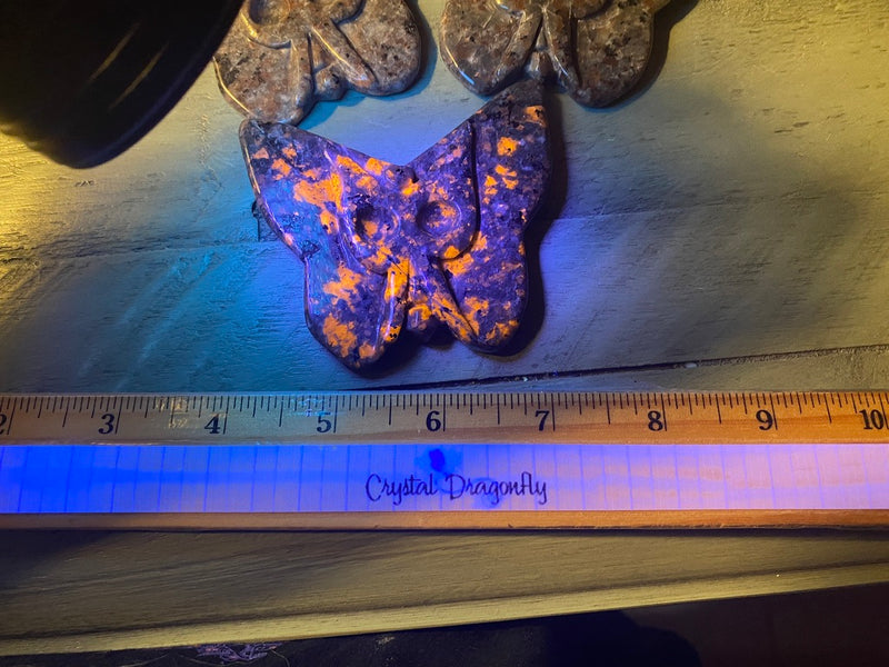 Yooperlite Butterfly Carving, Totem / Spirit Animal FB3123 🦋