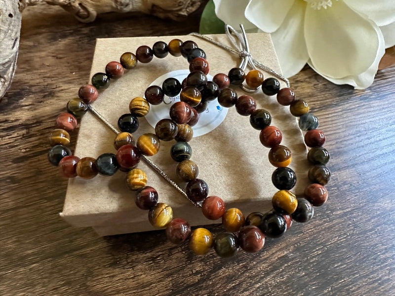 Select Gemstone Power / Prayer Bead Bracelets, Gift Boxed FB2414
