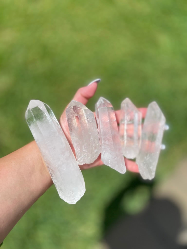 Clear Quartz Large Natural Terminated Points, for amplifying energy FB1435