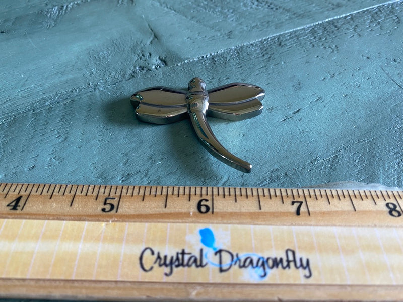 Pyrite Dragonfly or Sunburst Totem/Spirit Animal Carving FB3026