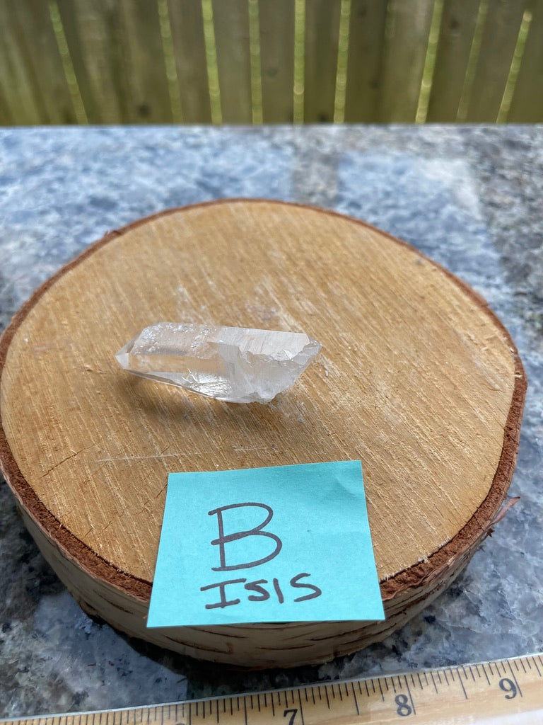 Clear Quartz Isis Points from Brazil, Goddess crystal