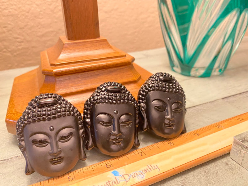 Black Obsidian Carved Buddha 2021 FB2930 🍃