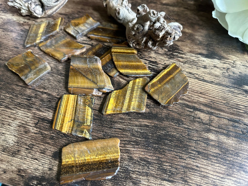 Tiger's Eye Mini Slabs - Incredibly Versatile for prosperity, clarity and calm during chaos