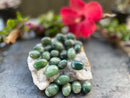 Tumbled Green or Red Strawberry Quartz 🌼❤️🌸