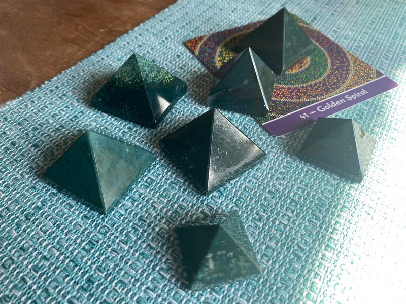 Bloodstone Pyramids for prosperity and renewal FB1576