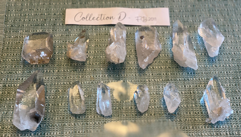 Clear Quartz 💙 AAA Quality 💙 Special Water Clear Natural Points for amplifying energy FB2011