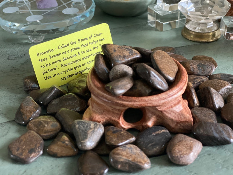 Tumbled Bronzite for decision, big picture, empowerment