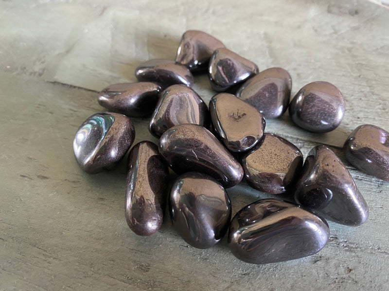 Tumbled Hematite - Reduces Stress, Shielding & Decreases Negativity