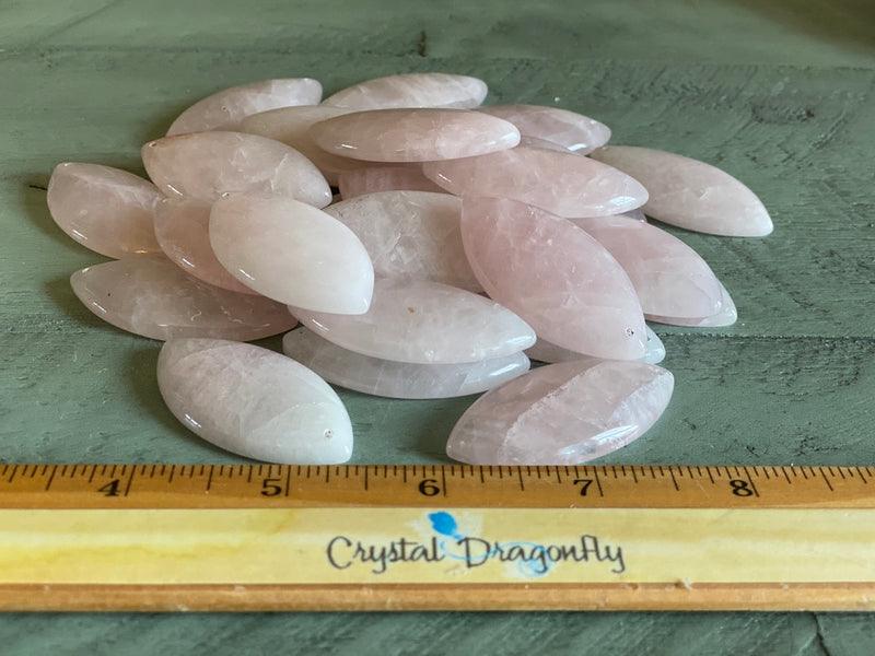 Rose Quartz Pointed Oval Cabochon FB2512