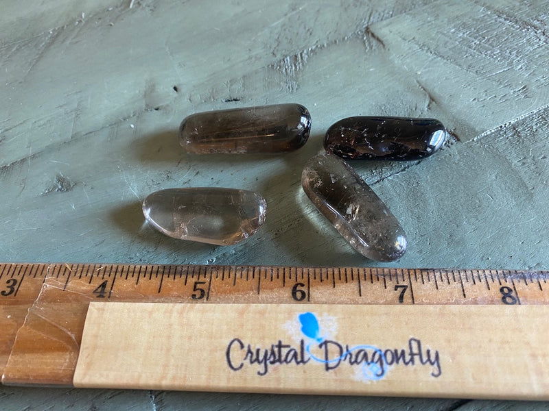 Tumbled  Smoky Quartz, Eliminates Negativity, Fertility, Grounding & Protection