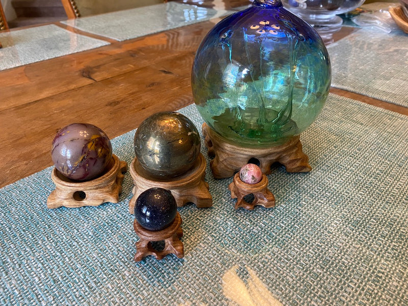 Wood Carved " Branch " Stand Holders for your Spheres FB2914