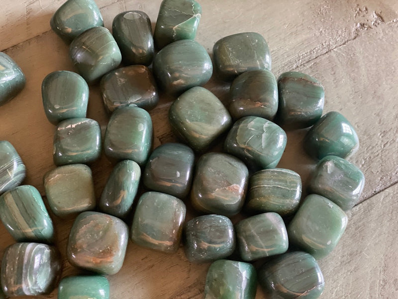 Tumbled Jade for Prosperity, Health, Love & Fertility
