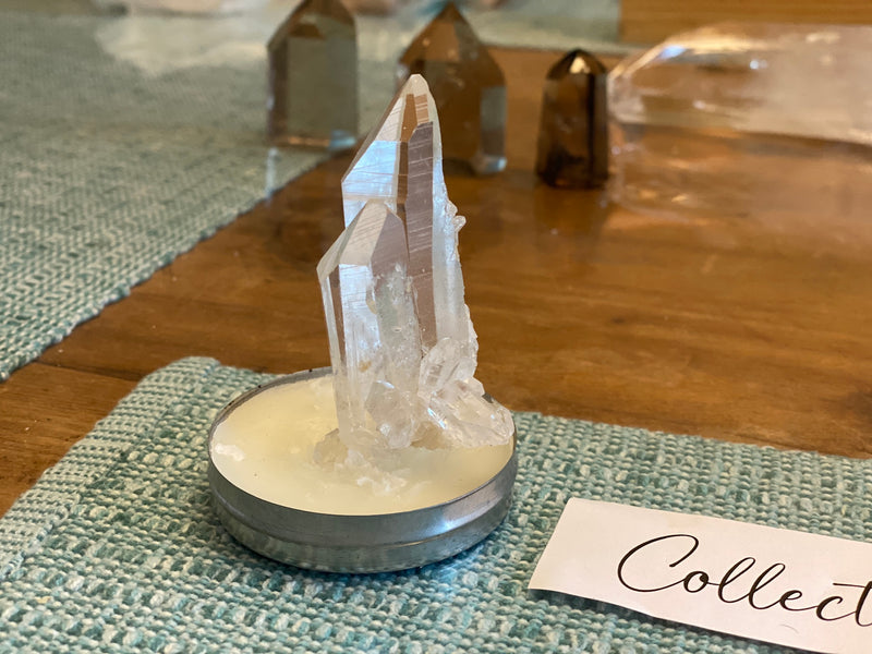 Clear Quartz 💙 AAA Quality 💙 Special Water Clear Natural Points for amplifying energy FB2011