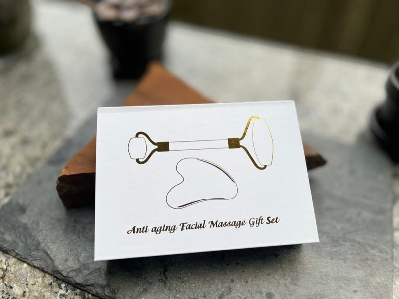 Massage /Circulation Face Roller /Gua Sha Boxed Set FB3187