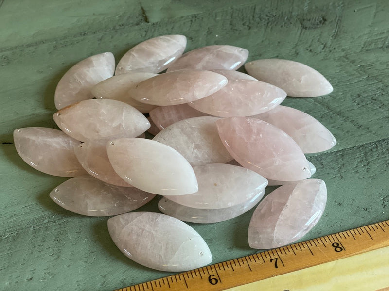 Rose Quartz Pointed Oval Cabochon FB2512