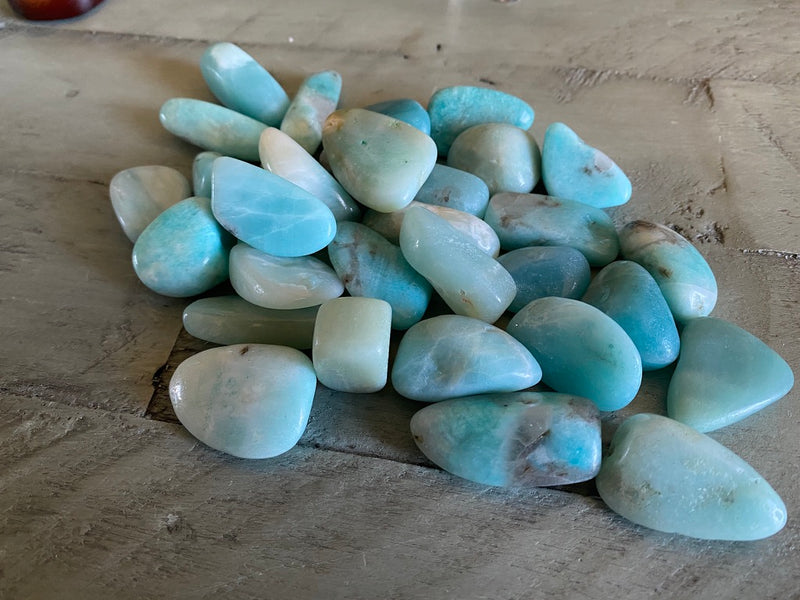 Tumbled Caribbean Calcite