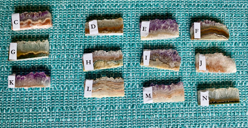 Amethyst Slices with points from Uruguay FB2853