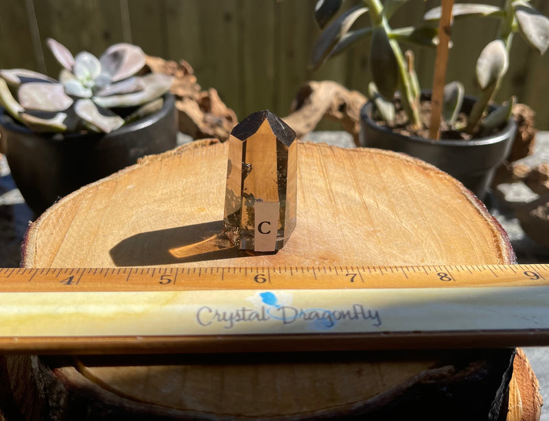 Smoky Quartz Standing Polished Point (Tower) from Brazil FB3195