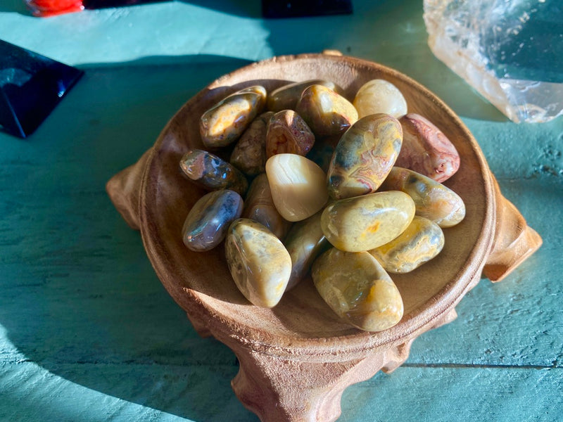 Tumbled Crazy Lace Agate - Laughter & Joy