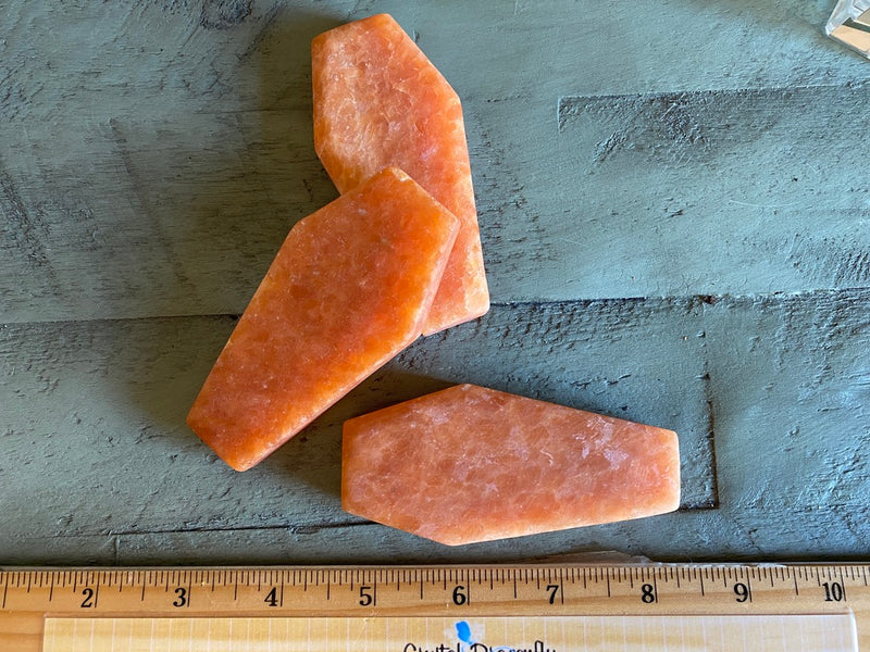 Sunstone Coffin Shape Carving FB2973