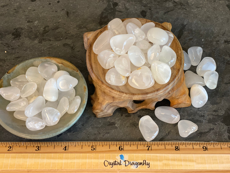 Tumbled White Calcite, perception, transition, memory, meditation