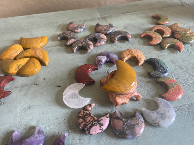 Crescent Moon Carvings, Small, Summer 2021 Collection FB3068
