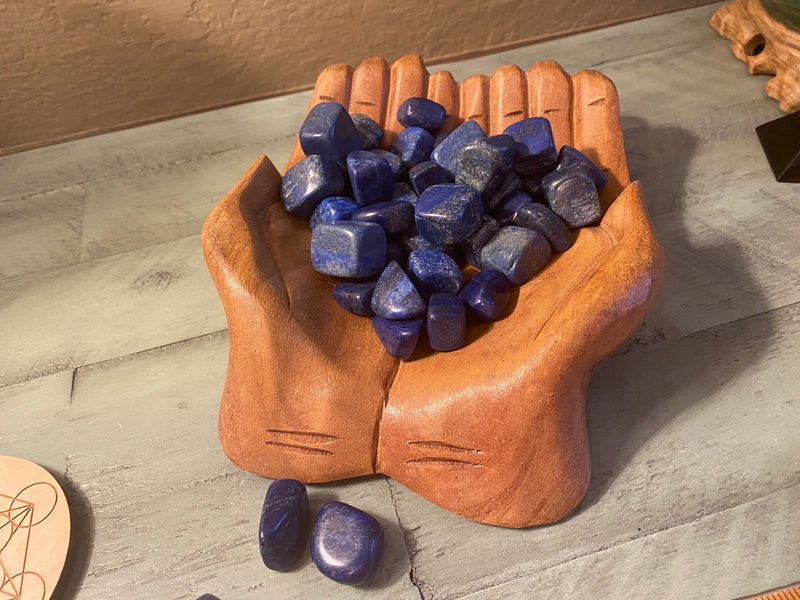 Tumbled Lapis Lazuli - Stone of Awareness, Depression, Grief, Inner Power &Third Eye