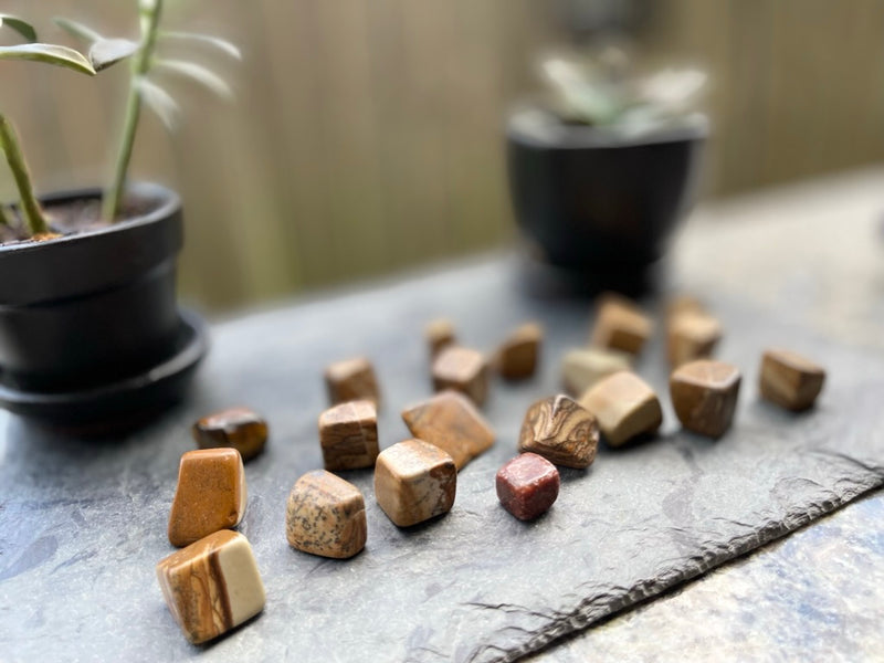 Picture Jasper Cubes, Sacred Geometry FB2819