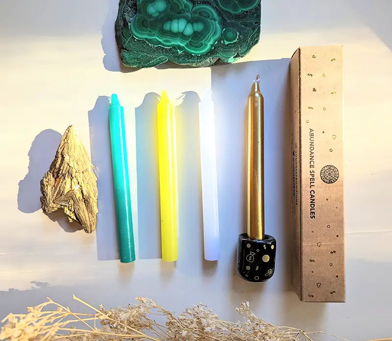 Abundance / Prosperity Chime Candle / Crystal Set FB3264 🧡