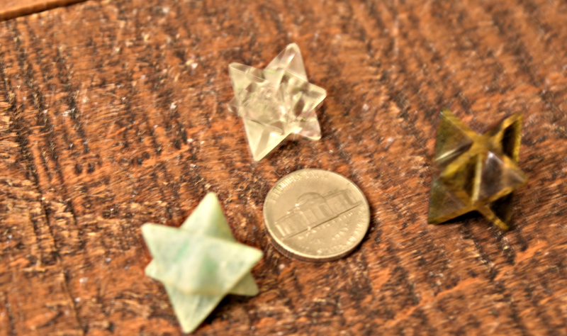 Merkaba carvings, Sacred Geometry for crystal grids, small size FB1587