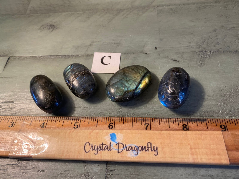 Tumbled Labradorite for Emotional Healing, Stone of Magic & Psychic Abilities, Rounded Ovals