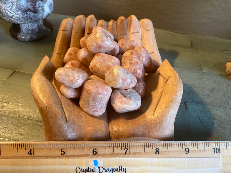 Tumbled Sunstone - "Stone of Joy", Success, Self-worth & Good Fortune