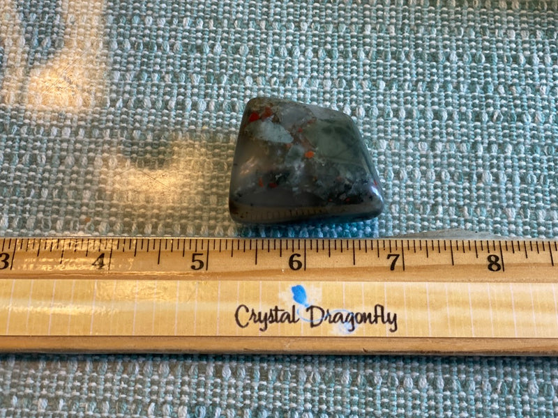 Tumbled African Bloodstone Cube-like