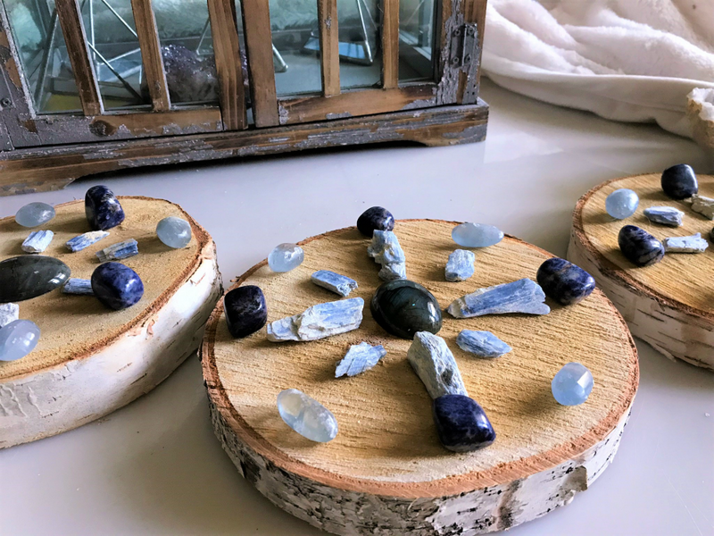 Birch Base for Crystal Grids, Displays FB1743