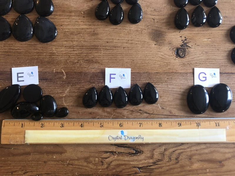 Black Agate Cabochons FB2513