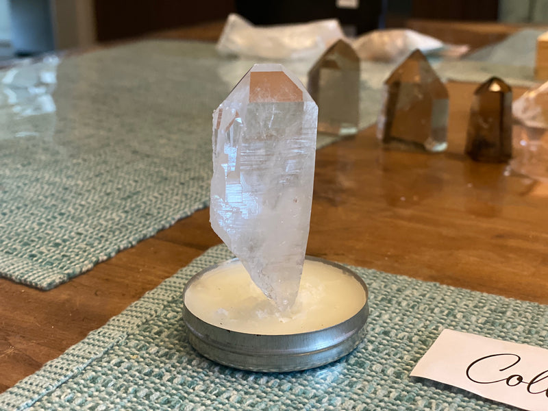 Clear Quartz 💙 AAA Quality 💙 Special Water Clear Natural Points for amplifying energy FB2011