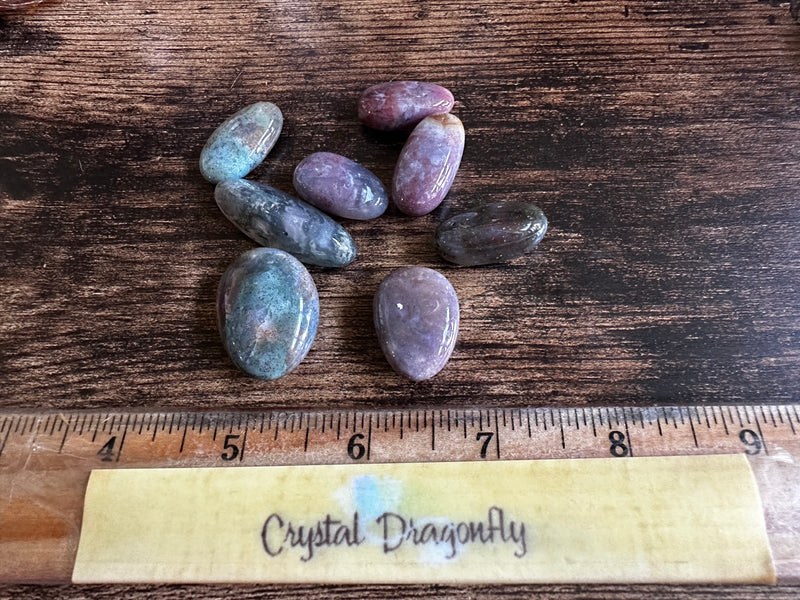Tumbled Moss Agate, A Quality - Heals "inner child", Prosperity, Healing & Abundance