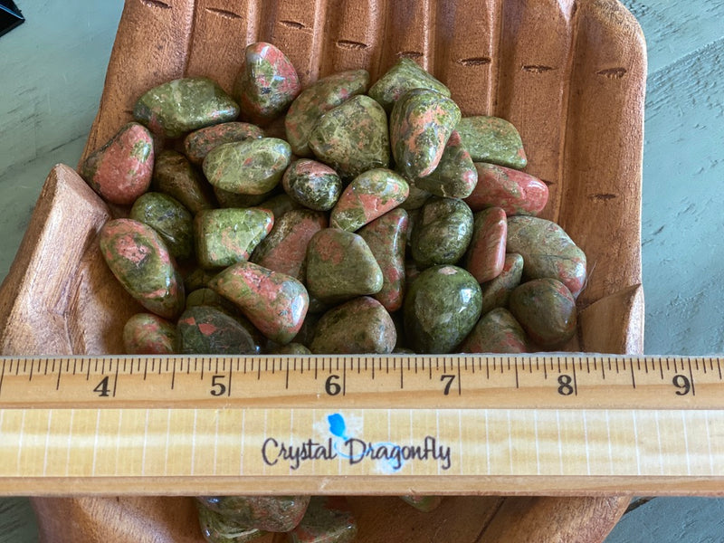 Tumbled Unakite for Calmness, Balance, Intuition, Past Life Recall & Relaxation