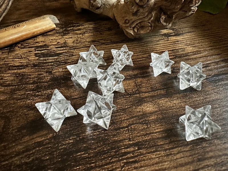 Merkaba carvings, Sacred Geometry for crystal grids, small size FB1587