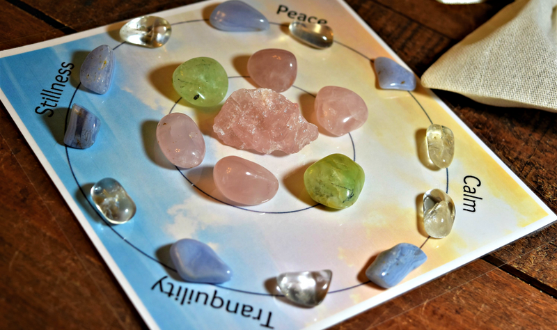 Calm & Inner Peace Crystal Grid Collection; FB1516