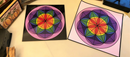 Chakra Crystal Grid Board, Mat, Base FB1259