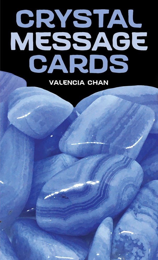 Crystal Message Cards Boxed Collection with Tumbled Stone in Velvet Pouch FB3215