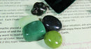 Crystal Bonding Collection with Velvet Pouch - Green - Medicine Bag