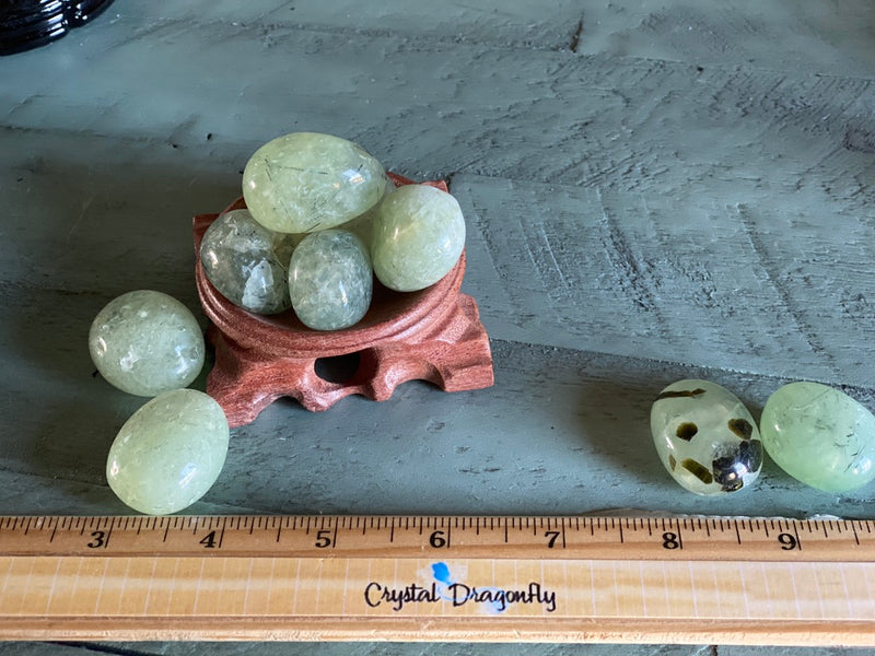 Tumbled Prehnite for Truth, Intuition, Calm, Dreaming & Love