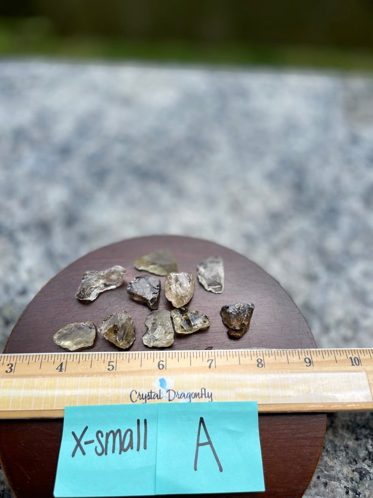 Smoky Quartz Natural / Rough crystals from Brazil, grounding and protection