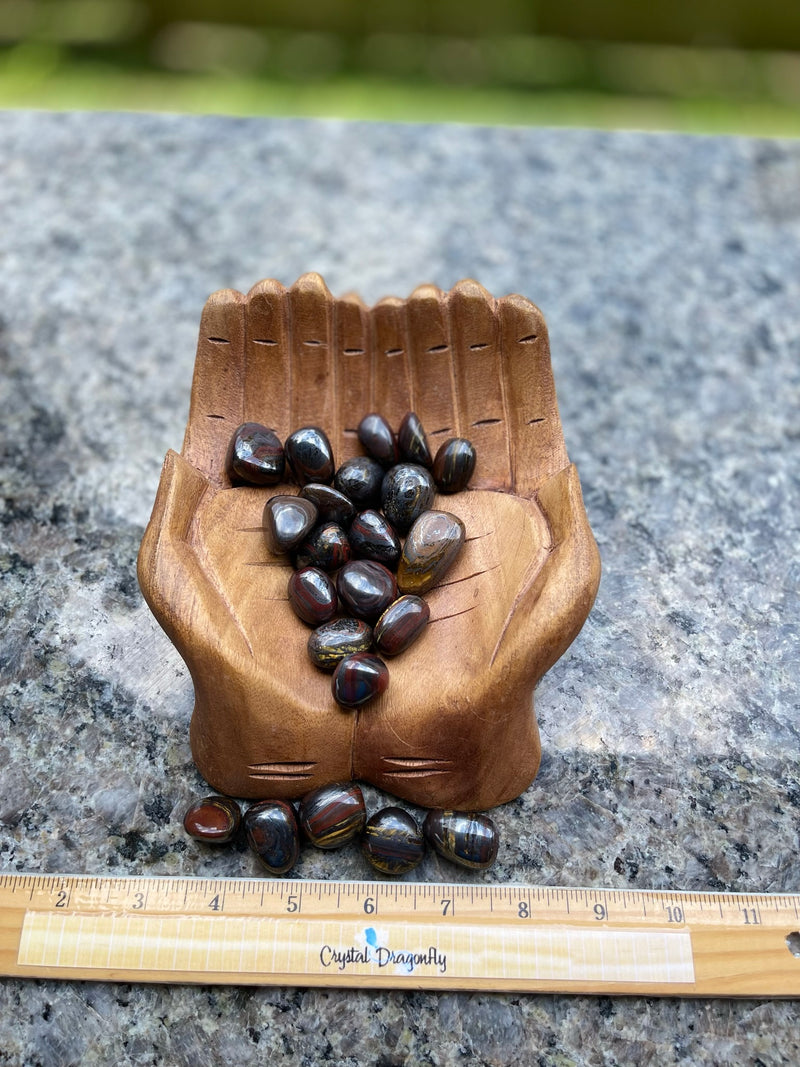 Tumbled Red Tiger Eye for confidence, unconditional love and self-esteem