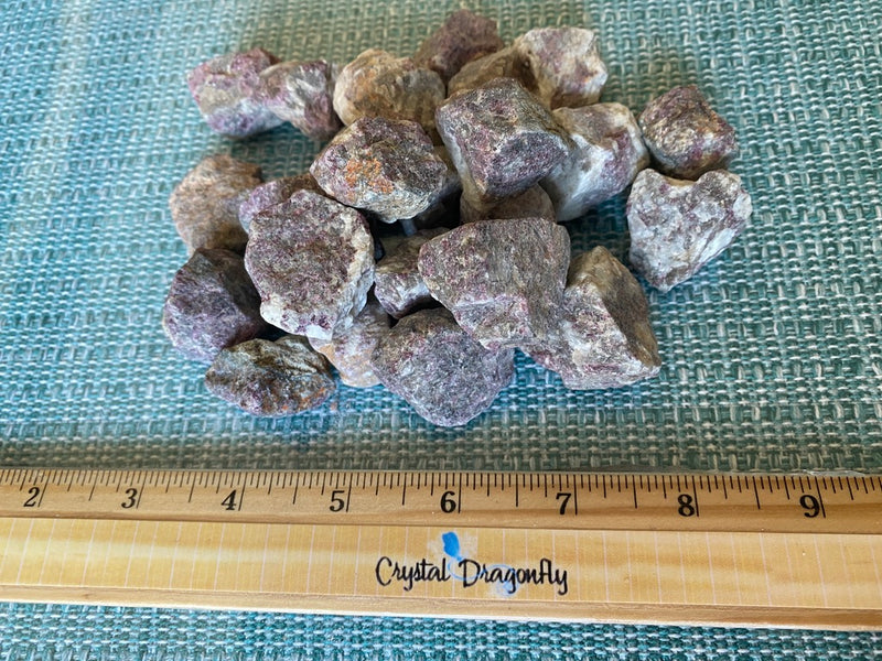 Rubellite (Red Tourmaline) in Quartz Rough; FB1922