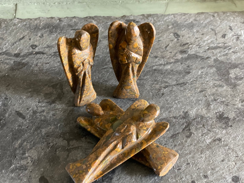 Fruit Jasper 3" Angels for nurturing, insight, protection and comfort FB2452