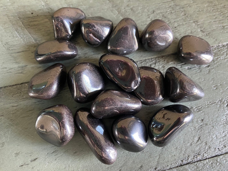 Tumbled Hematite - Reduces Stress, Shielding & Decreases Negativity