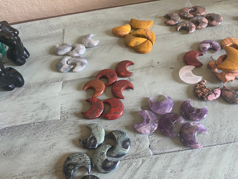 Crescent Moon Carvings, Small, Summer 2021 Collection FB3068